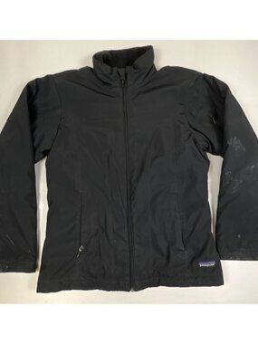 Patagonia Women S Black Full Zip Insulated Softshell Jacket Fair Distressed